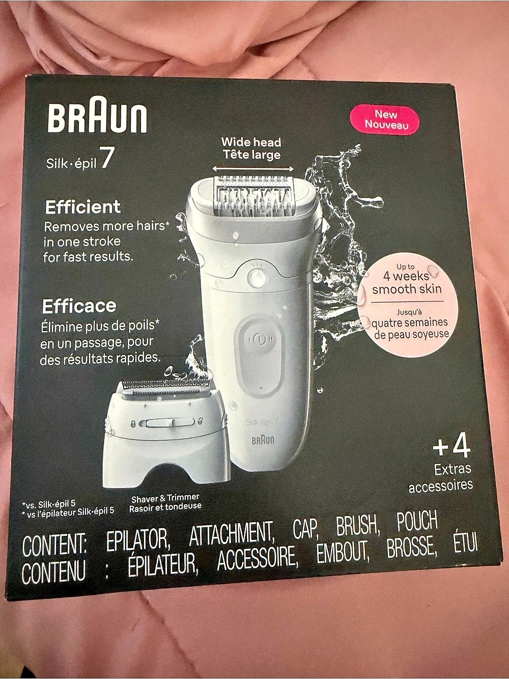 Braun Silk-épil 7 Wet & Dry Epilator NWT